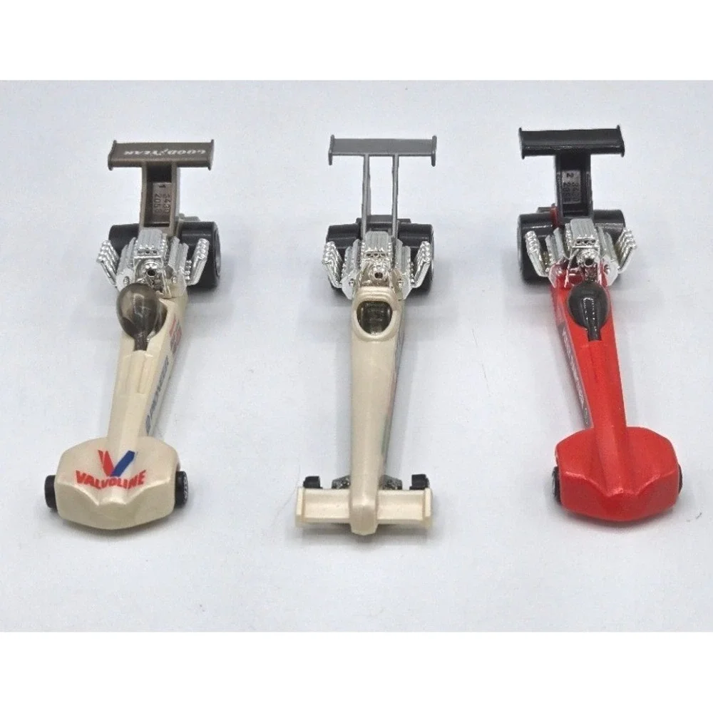 Vintage Hot‎ Wheels Top Fuel Dragster Lot (3) - 1989 Malaysia Castings